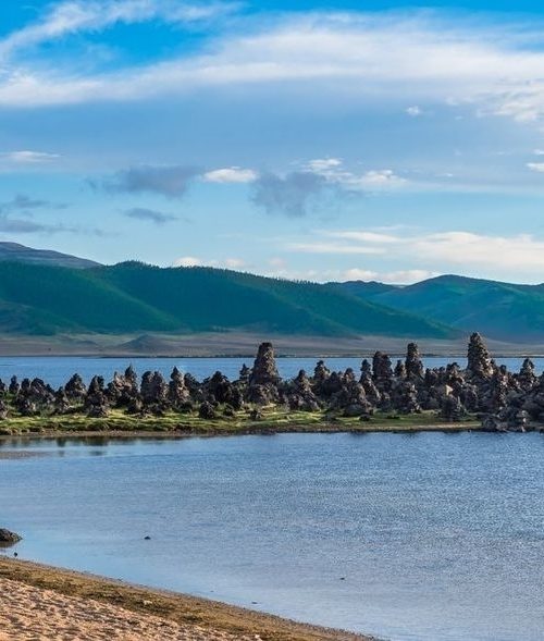 Terkh white lake